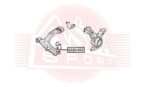 Опора шаровая Asva, арт. 0320-002