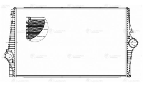 ОНВ (радиатор интеркулера) Volvo XC 90 (02-) D Luzar, арт. LRIC 1057