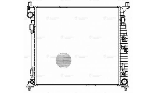 Радиатор охлаждения двигателя Luzar, для Mercedes-Benz ML W166, арт. LRc 15165