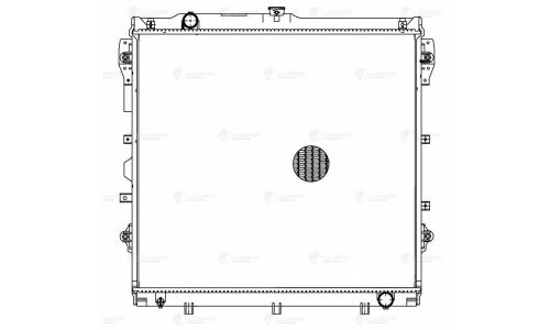 Радиатор охлаждения двигателя Luzar, для Toyota Sequoia, арт. LRc 1910