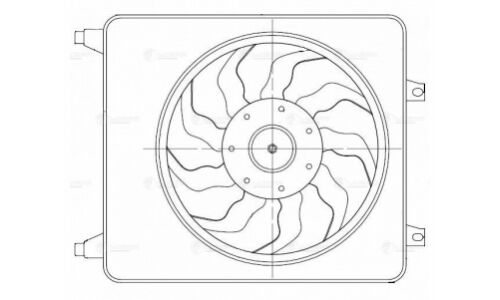 Вентилятор охлаждения (радиатора) Luzar, арт. LFK 08B2