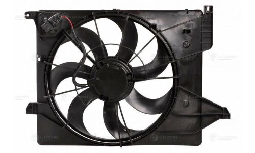 Вентилятор охлаждения радиатора Luzar, с кожухом, для двигателей 2.4i, для KIA Sorento, арт. LFK 08P5