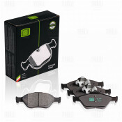 Колодки тормозные дисковые Trialli передние, комплект на ось (4 шт), арт. PF 1002