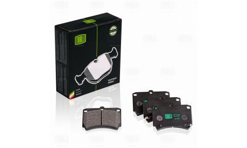 Колодки тормозные дисковые Trialli передние, комплект на ось (4 шт), арт. PF 0803