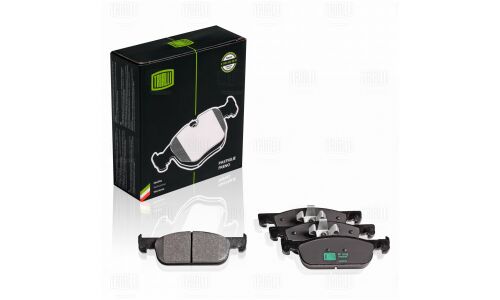 Колодки тормозные дисковые Trialli передние, комплект на ось (4 шт), арт. PF 0102