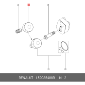 Фильтр масляный Renault, арт. 15 20 854 88R