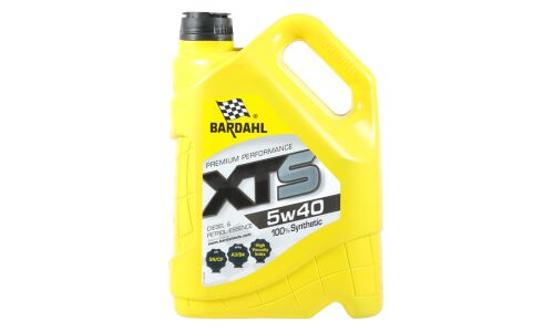 Масло моторное Bardahl XTS 5w40 синтетическое, API SN/CF, ACEA A3/B4, универсальное, 5л, арт. 36893