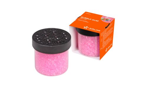 Ароматизатор на торпедо Airline «Банка с гранулами» Bubble Gum (Бабл Гам), полимерный, 60г, арт. AFBA096