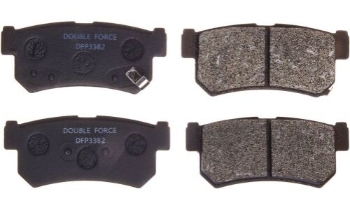 Колодки тормозные дисковые Double Force, комплект на ось (4 шт), арт. DFP3382