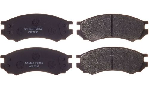 Колодки тормозные дисковые Double Force, передние, комплект на ось (4 шт), арт. DFP7030