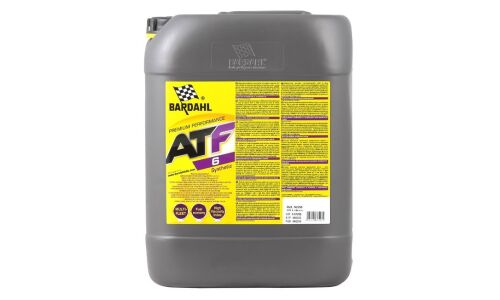 Масло трансмиссионное Bardahl ATF VI, синтетическое, универсальное, для АКПП и ГУР, 20л, арт. 36598
