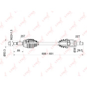 Привод в сборе LYNXauto, передний, левый, арт. CD-1047