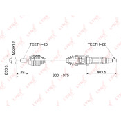 Привод в сборе LYNXauto, передний, правый, арт. CD-1048