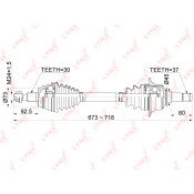 Привод в сборе LYNXauto, передний, левый, арт. CD-1082