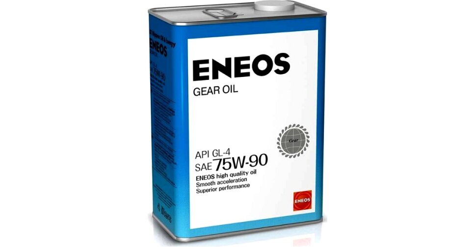 Масло трансмиссионное Eneos Gear Oil 75w90, полусинтетическое, API GL4