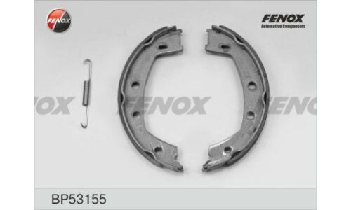 Колодки тормозные барабанные Fenox, комплект на ось (4 шт), арт. BP53155