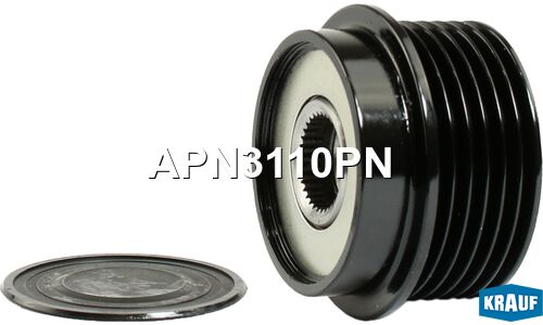 Шкив генератора с обгонной муфтой Krauf, арт. APN3110PN