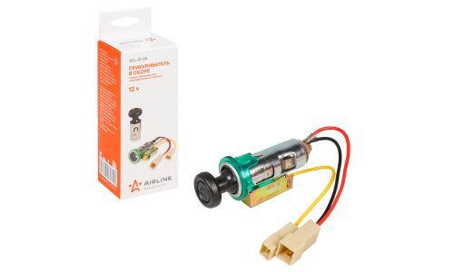 Прикуриватель для ВАЗ 2108-099,ОКА,2141,Газель,Таврия в сборе AIRLINE, арт. ACL-12-05