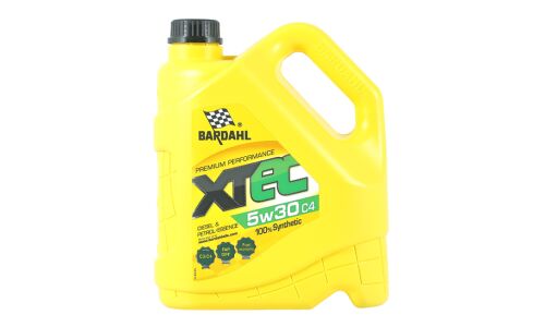 Масло моторное Bardahl XTEC 5w30 синтетическое, ACEA C3/C4, универсальное, 4л, арт. 36152