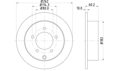 Диск тормозной Nisshinbo, арт. ND3003K