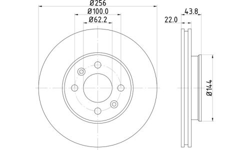Диск тормозной Nisshinbo, арт. ND6031K