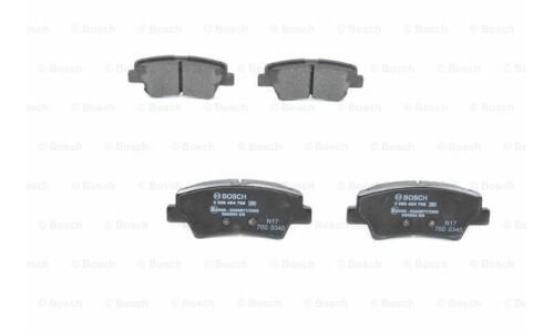Колодки тормозные дисковые Bosch, задние, комплект на ось (4 шт), арт. 0 986 494 768