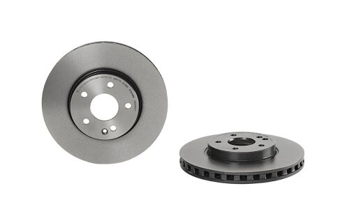 Диск тормозной Brembo, передний, правый/левый, 1 шт, арт. 09.C063.11