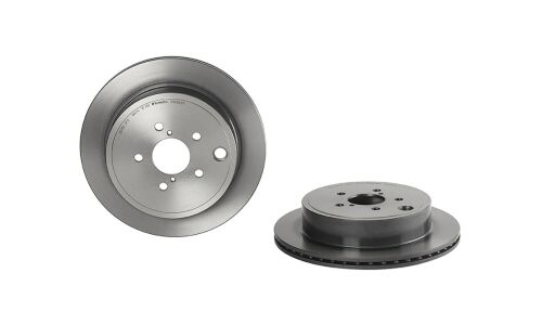 Диск тормозной Brembo, задний, правый/левый, 1 шт, арт. 09.C662.11