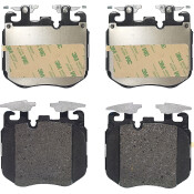 Колодки тормозные дисковые Brembo, комплект на ось (4 шт), арт. P 06 106