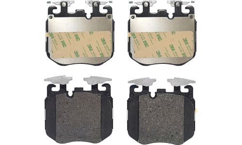 Колодки тормозные дисковые Brembo, комплект на ось (4 шт), арт. P 06 106