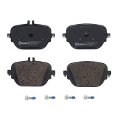 Колодки тормозные дисковые Brembo, задние, комплект на ось (4 шт), арт. P 50 138