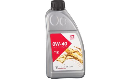 Масло моторное Febi High Performance Engine Oil 0w40 синтетическое, ACEA A3/B4, универсальное, 1л, арт. 101140