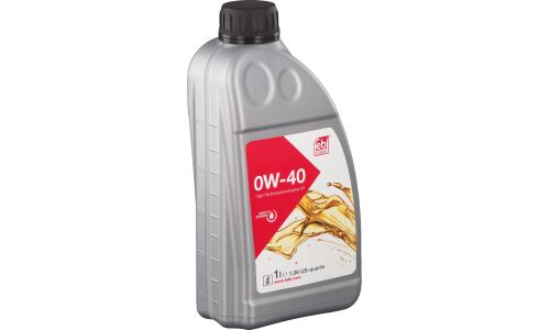 Масло моторное Febi High Performance Engine Oil 0w40 синтетическое, ACEA A3/B4, универсальное, 1л, арт. 101140