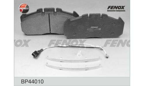Колодки тормозные дисковые Fenox, передние/задние, комплект на ось (4 шт), арт. BP44010