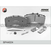 Колодки тормозные дисковые Fenox, задние, комплект на ось (4 шт), арт. BP44024