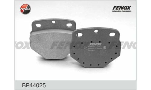 Колодки тормозные дисковые Fenox, передние, комплект на ось (4 шт), арт. BP44025
