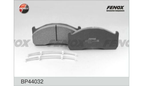 Колодки тормозные дисковые Fenox, задние, комплект на ось (4 шт), арт. BP44032