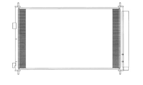 Радиатор кондиционера Sakura, арт. 54619826