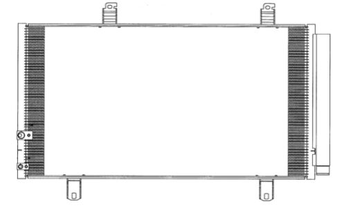 Радиатор кондиционера Sakura, арт. 54619827