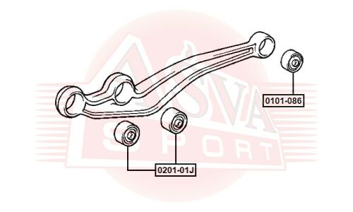 Сайлентблок Asva, арт. 0101-086