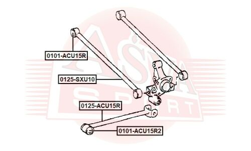 Сайлентблок Asva, арт. 0101-ACU15R2