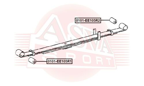 Сайлентблок Asva, арт. 0101-EE105R1