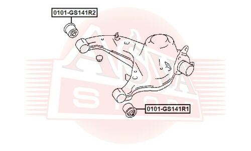 Сайлентблок Asva, арт. 0101-GS141R1