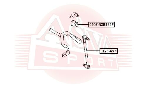 Втулка Asva, арт. 0107-NZE121F