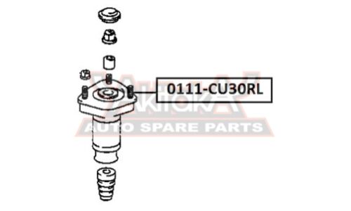 Опора амортизатора Asva, задняя, левая, арт. 0111-CU30RL
