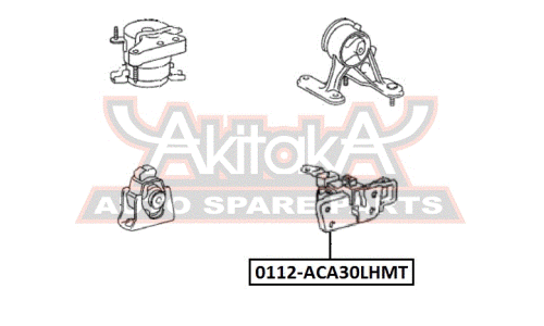 Подушка двигателя | лев Asva, арт. 0112-ACA30LHMT