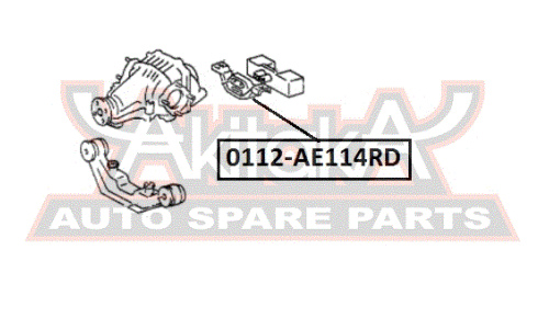 Подушка дифференциала Asva, арт. 0112-AE114RD