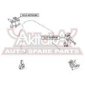 Подушка двигателя | прав Asva, арт. 0112-AZT251RH