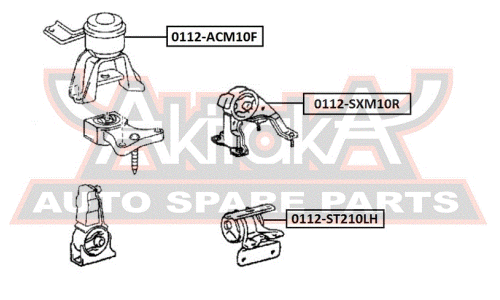 Опора (подушка) двигателя Asva, арт. 0112-ST210LH