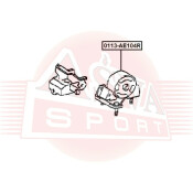 Сайлентблок подушки двигателя | зад Asva, арт. 0113-AE104R